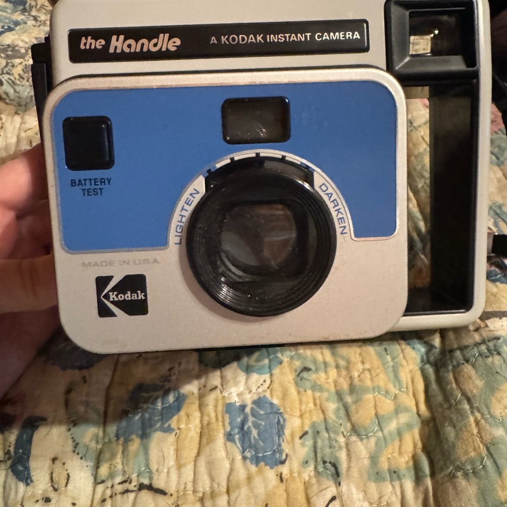 Kodak Instant Camera - Blue and Black